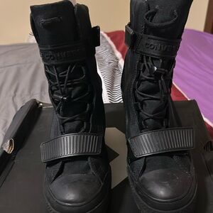 WMNS CHUCK TAYLOR ALL STAR GR82 EXTRA-HIGH 'BLACK'